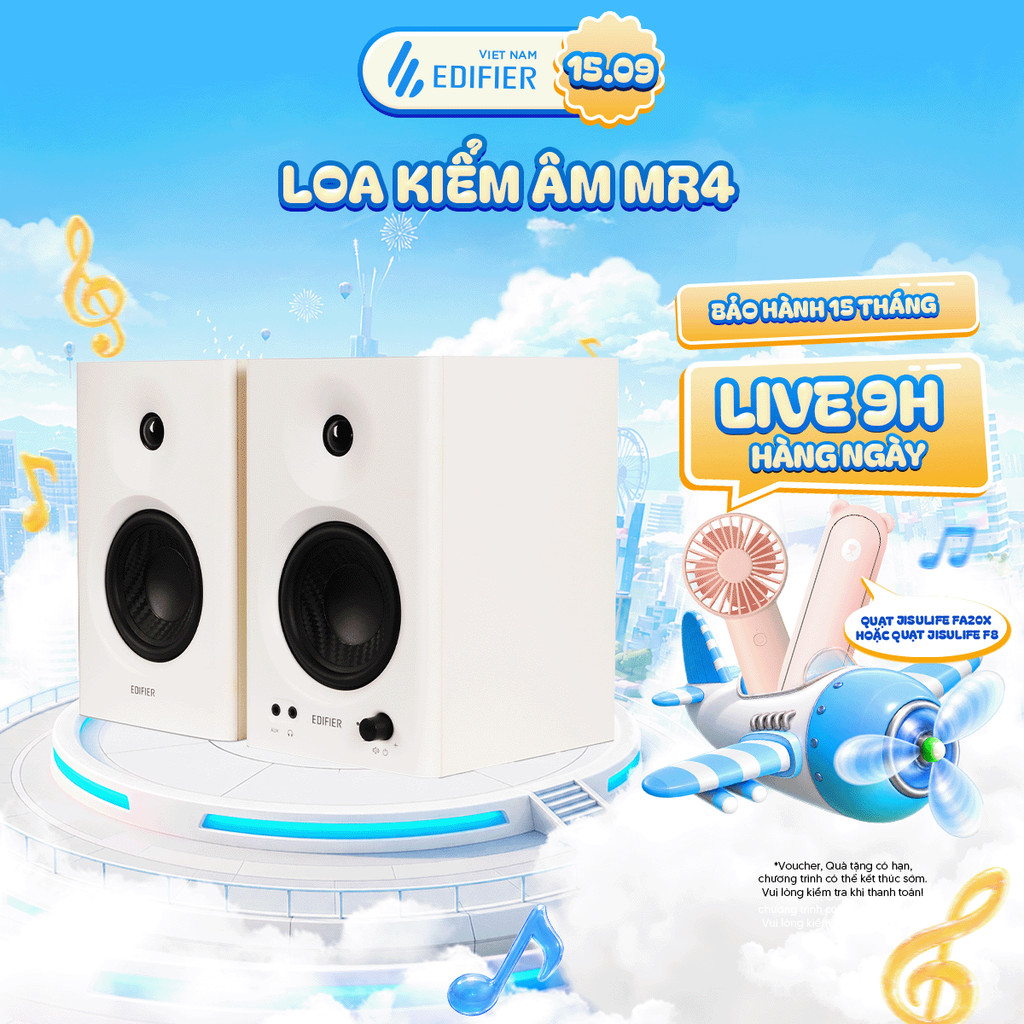 Bộ Loa Kiểm Âm EDIFIER MR4/ MR3/ MR4 MKII/ MR5 | Công Suất 42W | Tweeter Vòm 1 inch | Bảo Hành 15 Tháng