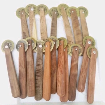 Dụng Cụ Cạo Gió Inox/Cán Gỗ Mini – Cây Cạo Gió Massage Cầm Tay Tiện Dụng