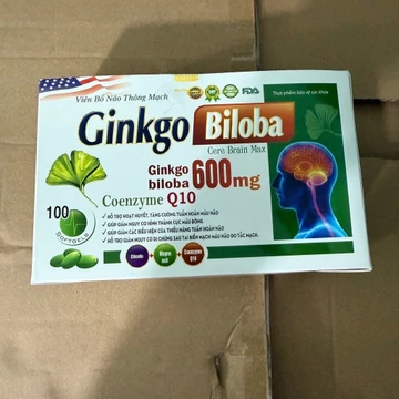 Viên uống bổ não thông mạch Ginkgo biloba CERE BRAIN MAX Giúp bổ não tăng cường tuần hoàn máu não giảm nguy cơ tai biến