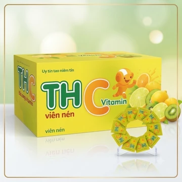 Viên ngậm Vitamin C TH C (Hộp 35 gói x 10 viên) – Bổ sung Vitamin C, giúp tăng cường sức đề kháng