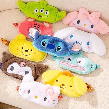 bịt mắt ngủ bịt mắt ngủ mềm mại Mềm Mại Sang Trọng Mặt nạ Mắt Gấu Dễ Thương Hoạt Hình Cô Gái Trái Tim Cặp Đôi Ngủ Bóng Không Bấm Mắt Hỗ Trợ Giấc Ngủ Mặt nạ Mắt Sinh Viên