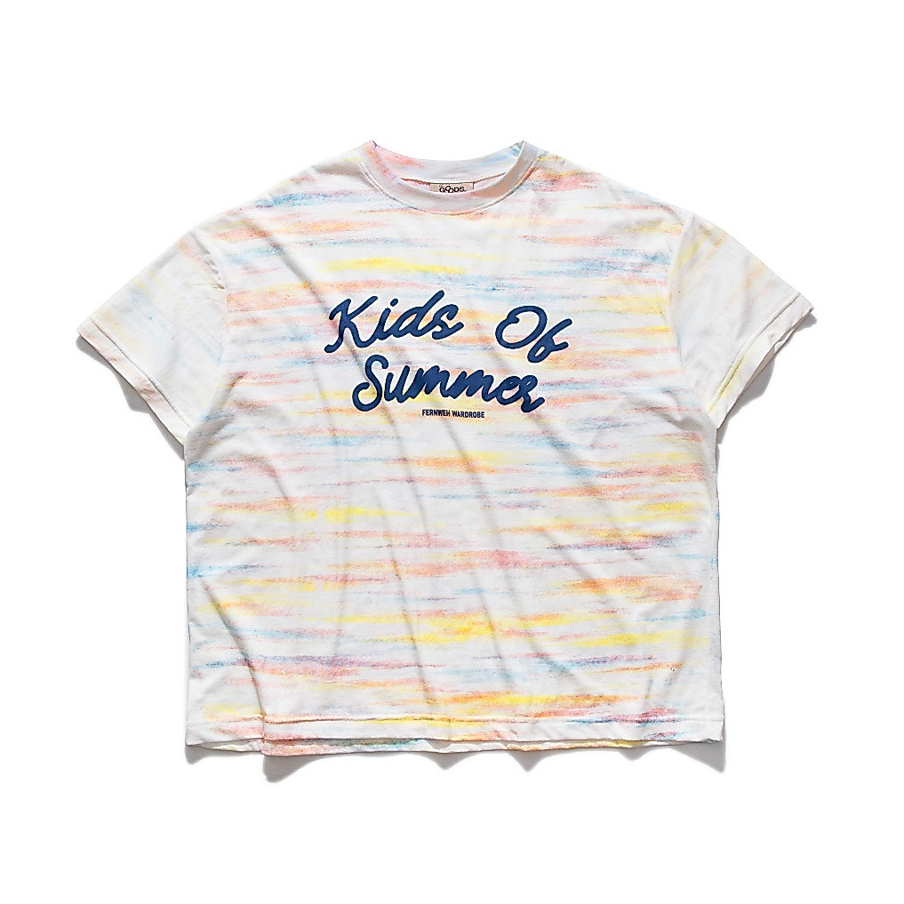 FW.GOODS - SS26 Striped Multicolor T-Shirt Form Regular Fit - Áo thun sọc tay ngắn nam nữ | BigBuy360 - bigbuy360.vn