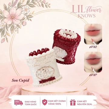 [HÀNG SẴN HOẢ TỐC] SON BÙN BST DÂU CUPID FLOWER KNOWS