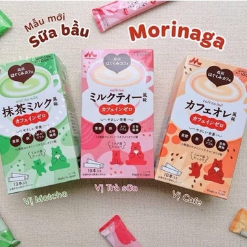 Sữa Bầu Morinaga Nhật Bản Sữa Bầu 3 Vị Trà Sữa Cafe Matcha Cung Cấp Dinh Dưỡng Cho Mẹ Bầu Hộp 216g