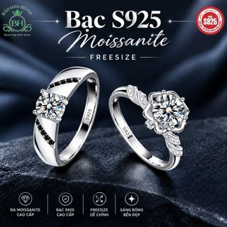 925 Silver Engagement Ring by Bảo hân Silver