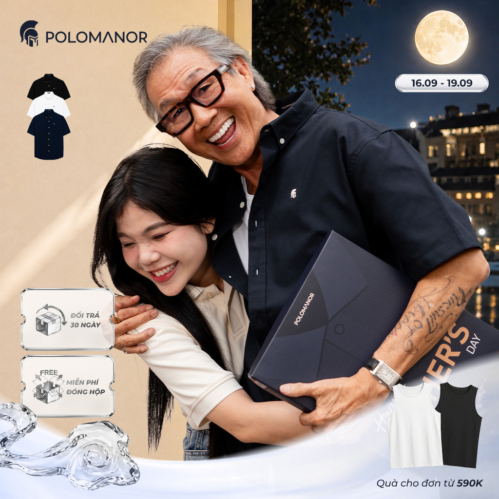 Áo sơ mi nam Tay Ngắn OXFORD PREMIUM, BST MEN's JOURNEY, Cao Cấp, Thanh Lịch - POLOMANOR