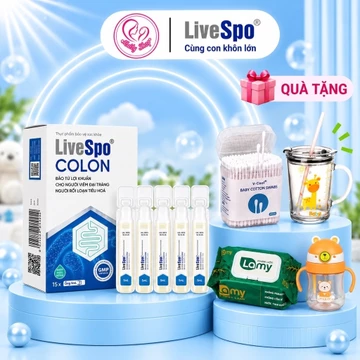 LiveSpo Colon chính hãng - bổ sung men hỗ trợ viêm đại tràng, tiêu chảy, táo bón cân bằng hệ vi sinh