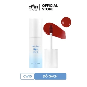 Son tint Cat's Lab Water Tok Tint - Màu CW10 ĐỎ GẠCH U (Quà minigame GIẢM GIÁ - MỚI 100%)