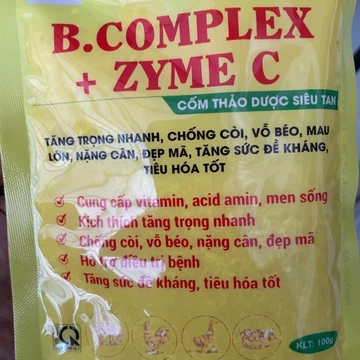 B.Complex + Zyme C (100g) bổ sung men tiêu hóa và vitamin nhóm B, C, A cho gà