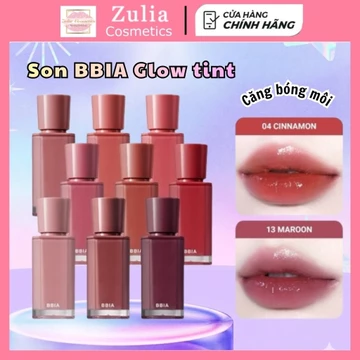 Son Tint Bóng Bbia Glow Tint Bền Màu, Lâu Trôi Hàn Quốc 3.2g