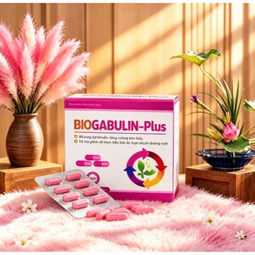 Men tiêu hóa BIOGABULIN PLUS DP,100 viên,tăng cường hệ tiêu hóa, giúp bổ sung lợi khuẩn