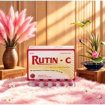 Viên uống Rutin C ,Hộp 100viên - Bổ sung vitamin , vinaphar 1