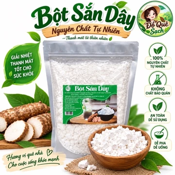 Bột Sắn Dây Nguyên Chất TH Food | Tinh Bột Sắn Dây Tự Nhiên 1kg
