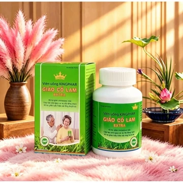 Viên uống Giảo cổ lam extra Kingphar 1( lọ 60 viên) - Ổn định huyết áp, hạ mỡ máu