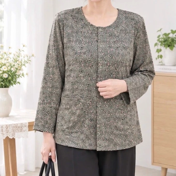 Áo Bà Ba Bà Già_Áo Lẻ Hai Túi Bà Già.(Chất Siêu ,Không Co Giản.)
