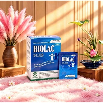 Men vi sinh Probiotics Lacbitine vinaphar 2 - hộp 10 gói - bổ sung men tiêu hóa đường ruột
