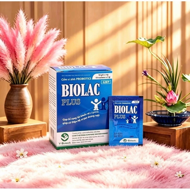 Men vi sinh Probiotics Lacbitine vinaphar 2 - hộp 10 gói - bổ sung men tiêu hóa đường ruột