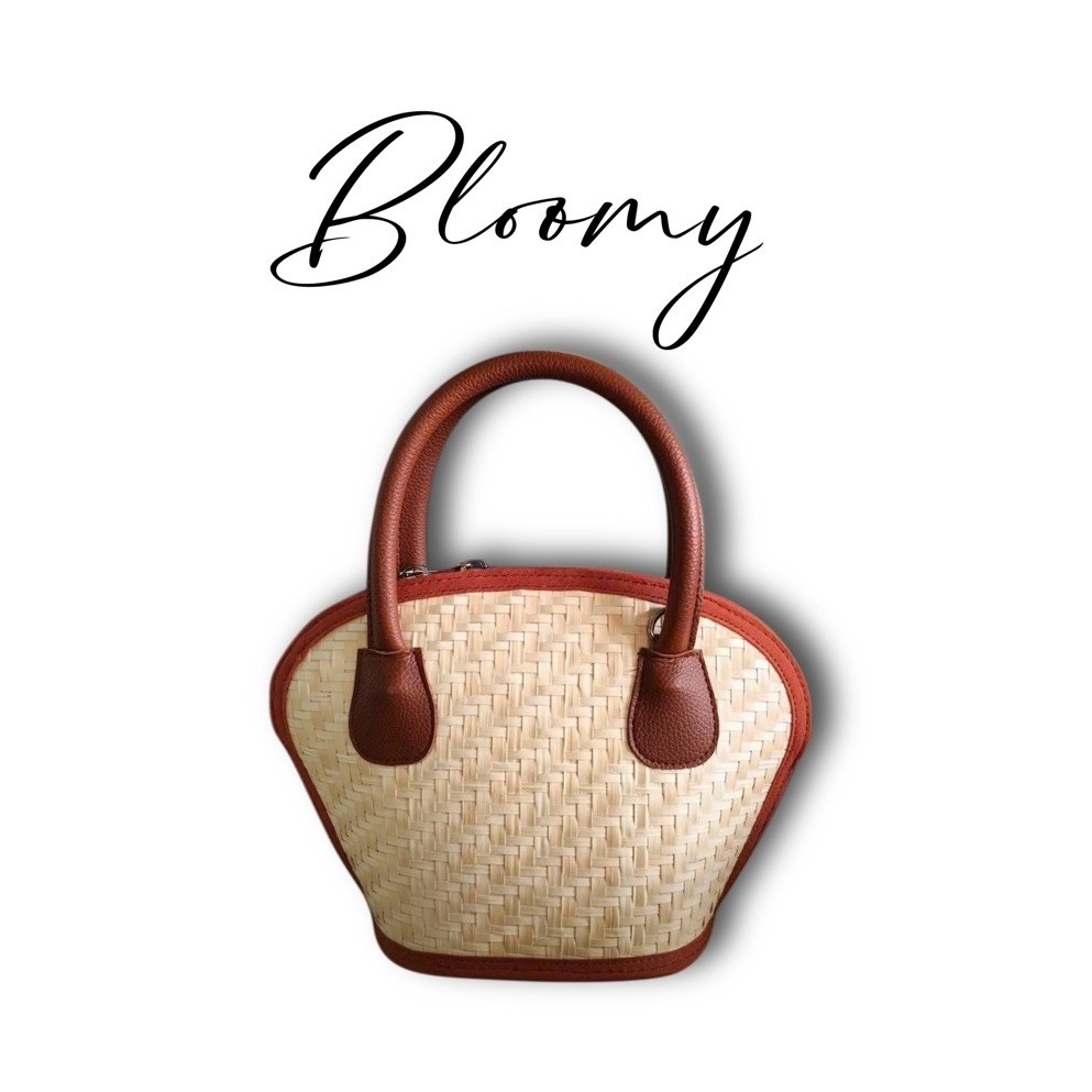 Túi Cỏ Bàng Bloomy Size mini 20cm có dây đeo vai