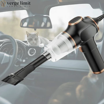 Máy hút bụi ô tô VERGE LIMIT, Máy hút bụi không dây công suất cao 120W Máy hút bụi không dây công suất cao 4500Pa, Loại bỏ bụi hút mạnh Sử dụng kép Máy hút bụi cầm tay Bàn phím làm sạch