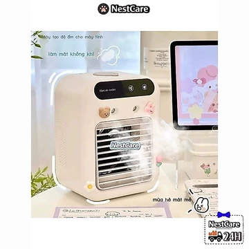 Mới Quạt Làm Mát Di Động Quạt Di Động Hộ Gia Đình Ký Túc Xá Xịt Tạo Ẩm Làm Mát Không Khí Mini Quạt