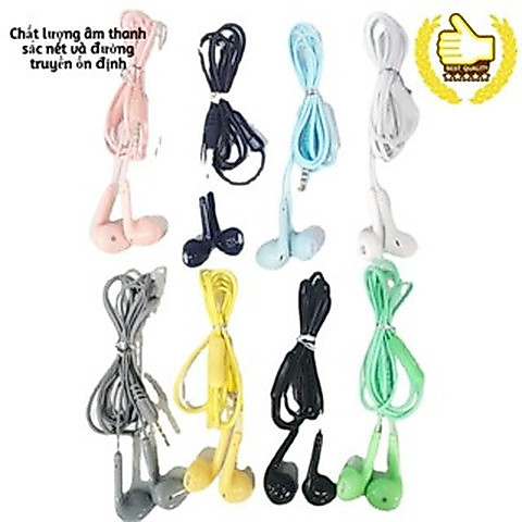 Tai nghe có dây nhét tai U19 giắc cắm 3.5mm có míc dành cho