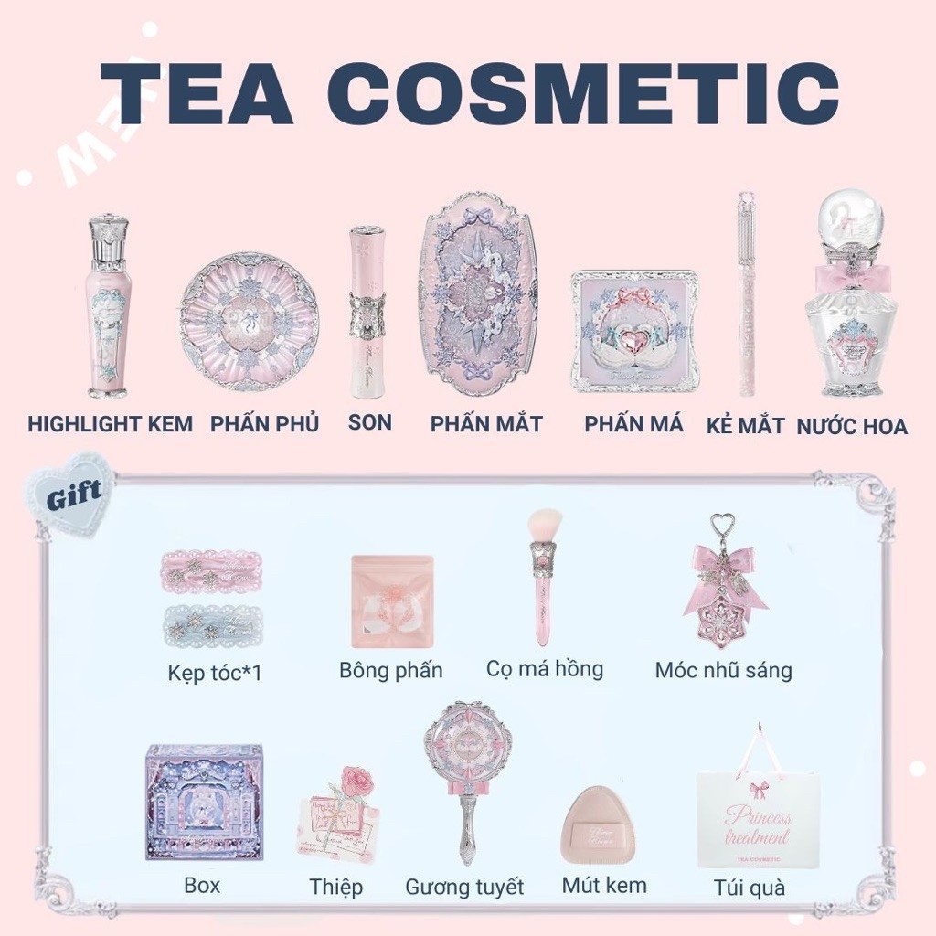 [30/9-5/10 TRẢ HÀNG] SET MỸ PHẨM 16 MÓN THIÊN NGA TUYẾT SNOW BALLET FLOWER KNOWS
