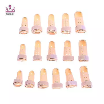 Maxrrh 4 / 5 / 6 Cái Nẹp Ngón Tay Có Thể Điều Chỉnh Hỗ Trợ Ngón Tay Bảo Vệ Cho Ngón Tay Viêm Khớp Khớp Ngón Tay Chấn Thương Nẹp Giảm Đau Mới