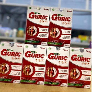 TPBVSK NP Guric (Hộp 30 viên) - Hỗ trợ giảm acid uric máu, giảm sưng đau khớp do gout