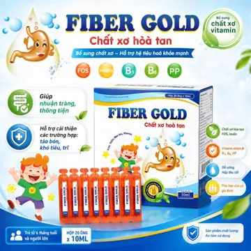 [Hàng công ty] NAVICO Fiber Gold – Chất xơ hòa tan, hỗ trợ nhuận tràng, giảm táo bón (Hộp 20 ống)