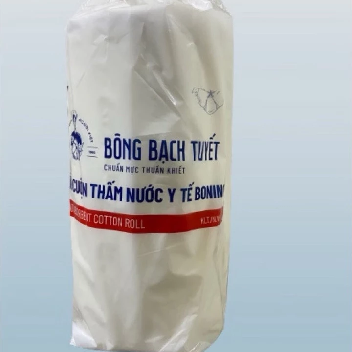 Bông y tế, bông bạch tuyết 1kg. Bông cuộn