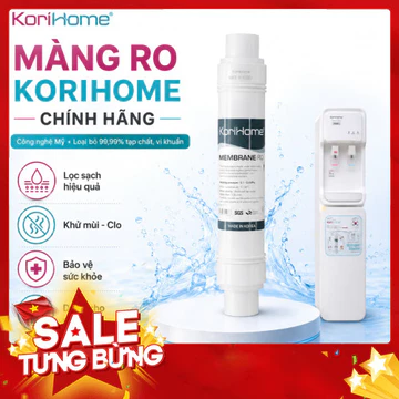 Màng RO Korihome Chính Hãng(Lõi số 4) - Màng Lọc Nước RO Công Nghệ Hàn Quốc - Loại Bỏ 99,99% Tạp Chất, Vi Khuẩn