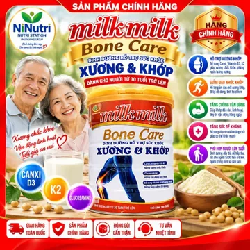 SỮA XƯƠNG KHỚP MILKMILK CHO NGƯỜI CAO TUỔI LON 900G - GIÀU CANXI , HỖ TRỢ XƯƠNG KHỚP VÀ TIỂU ĐƯỜNG