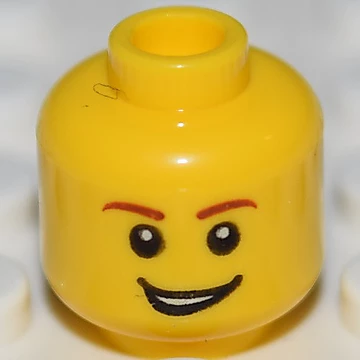 [1 Cái] LEGO Mininifigs: Đầu Nam Nhân Vật LEGO / Head Male, Màu Vàng ID 4570043 88950