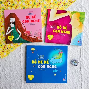 Sách Thai Giáo KĐ- Combo 3 cuốn Bố mẹ kể con nghe + Mẹ kể con nghe + Bố kể con nghe