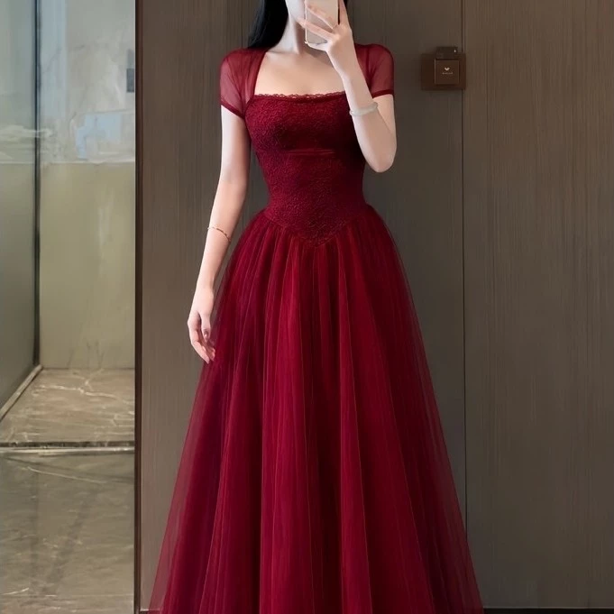 DL19 ĐẦM MAXI LƯỚI PHỐI REN CỔ YẾM ĐI CHƠI, ĐI TIỆC, ĐẦM ĐI BIỂN, ĐẦM DÀI DẠ HỘI