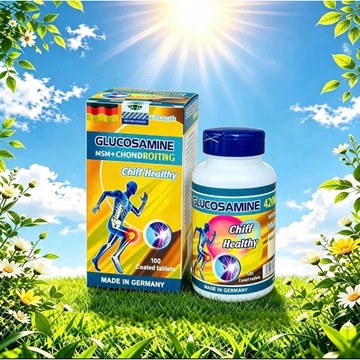Glucosamine 4200mg NN - Hộp 100 viên-Giúp gân cốt khỏe mạnh, ngăn ngừa loãng xương.