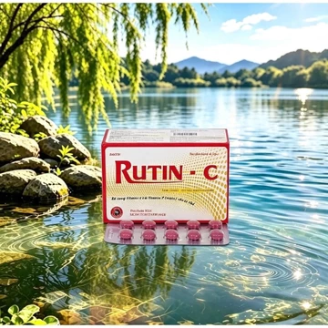 Rutin C - bổ sung vitamin ( Hộp 100 viên), vinaphar 1