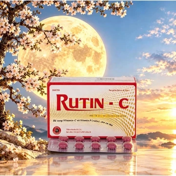 Viên uống Rutin C vinaphar 1 ,Hộp 100viên - Bổ sung vitamin