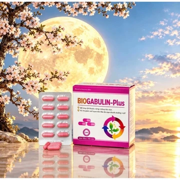 Men tiêu hóa BIOGABULIN PLUS SG,100 viên,tăng cường hệ tiêu hóa, giúp bổ sung lợi khuẩn
