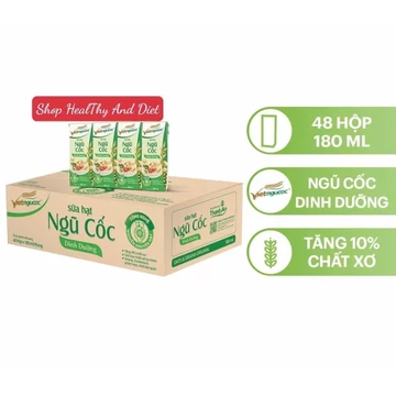 [ĐƠN HOẢ TỐC] 12 Lốc Ngũ Cốc Dinh Dưỡng Ít Đường Việt Ngũ Cốc