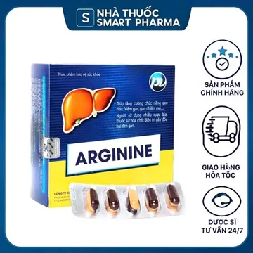 Thực phẩm bảo vệ sức khỏe: Viên uống Arginine - Hỗ trợ tăng cường chức năng gan, giải độc gan