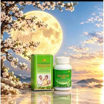 Viên uống Giảo cổ lam extra Kingphar 1( lọ 60 viên) - Ổn định huyết áp, hạ mỡ máu