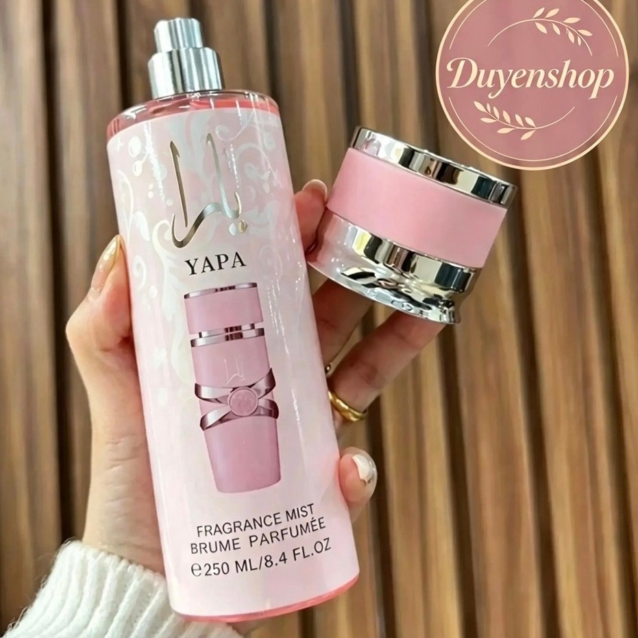 Xịt Thơm Body Nữ Dubai  - Hương Phấn Thơm Sang Trọng ( Mùi tiểu thư nhẹ nhàng) -chai 250ml Nữ Women Nước Hoa Perfume