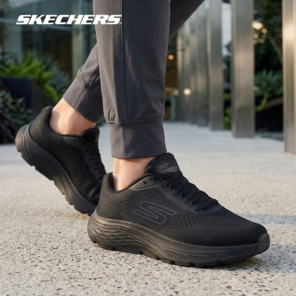 Giày Thể Thao Nữ Skechers GOrun Consistent 3 Rushline Chạy Bộ Tập luyện - 129052W-BBK Air-Cooled Goga Mat