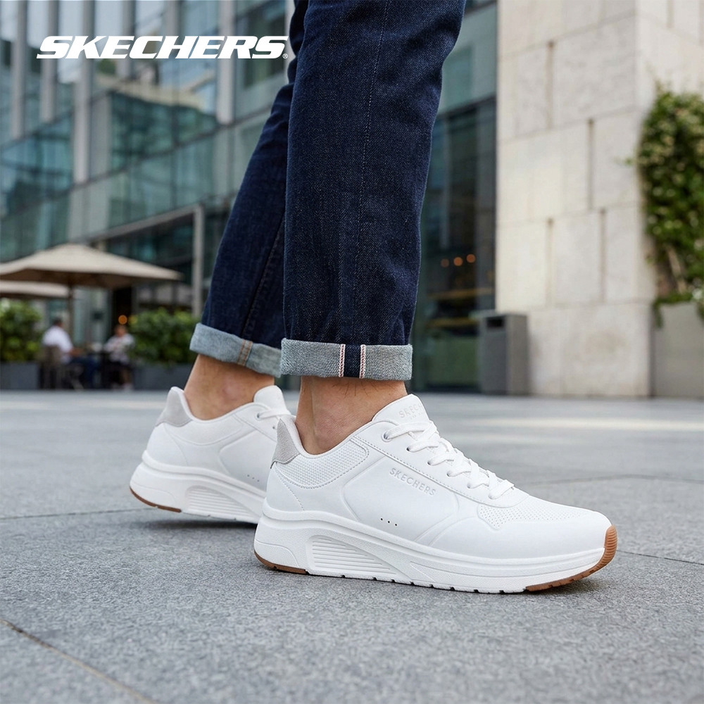 [ĐỘC QUYỀN ONLINE] Giày Thể Thao Nam Skechers Slip-Ins Street UNO Lite 2 New Arc - 183532-WHT Memory Foam