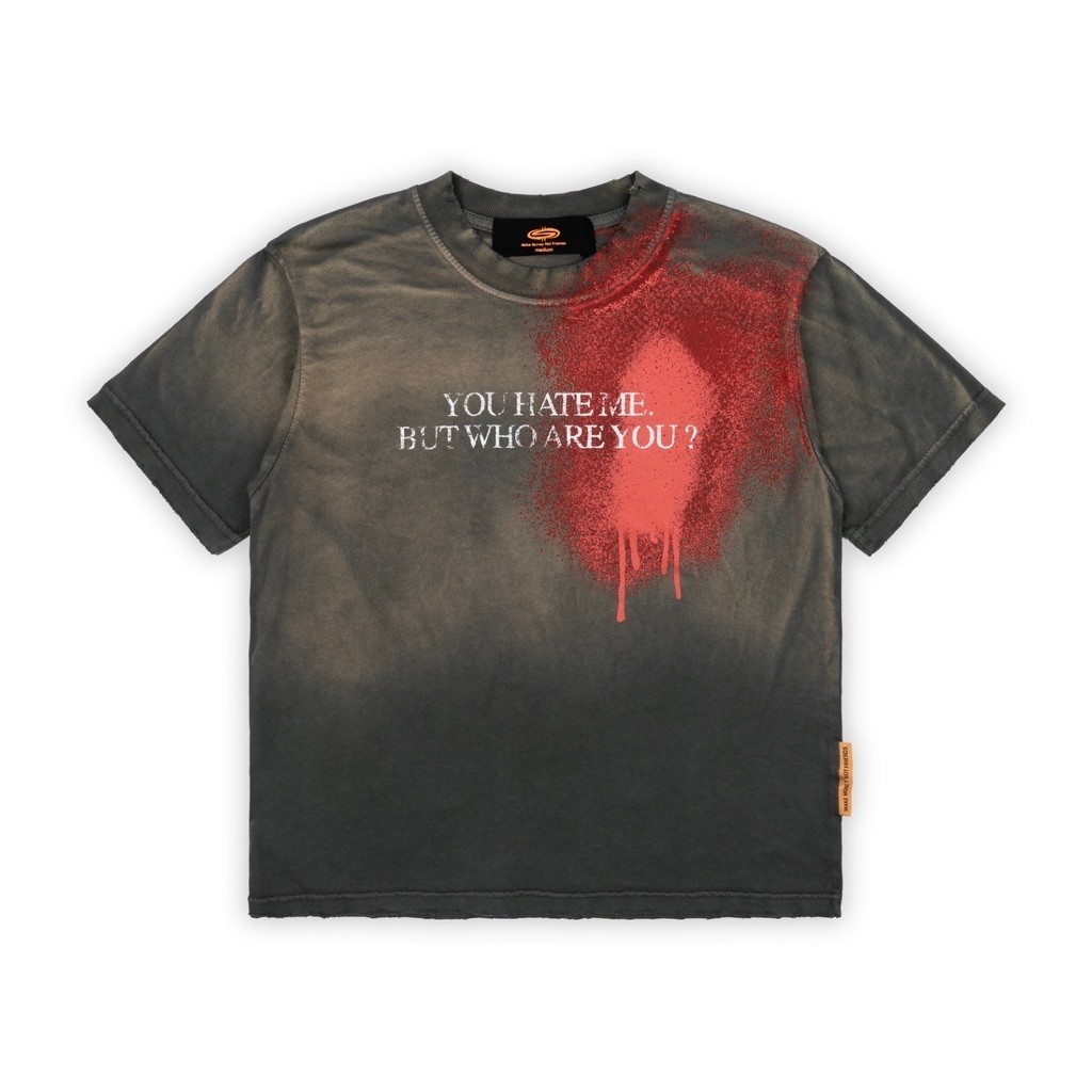 [SMAKER] Áo thun cotton nam nữ Unisex form slimfit, local brand chính hãng-YOU HATE ME WASHED TEE IN OLIVE