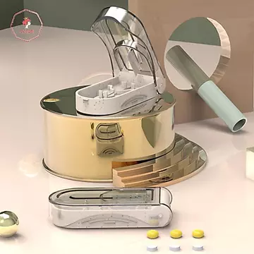 AACAR 1 Chiếc Di Động Máy Cắt Thuốc Chia Thuốc Bảo Quản Máy Tính Bảng Chia Cắt Máy Thái Tại Nhà Hộp Đựng Thuốc Hộp Đựng Thuốc Mới