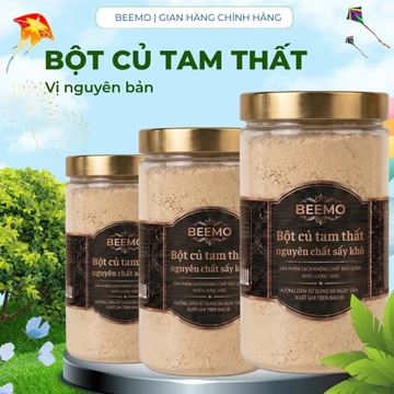 Bột củ tam thất bắc nguyên chất tự nhiên dùng pha nước uống sản phẩm sạch tự nhiên không tạp chất
