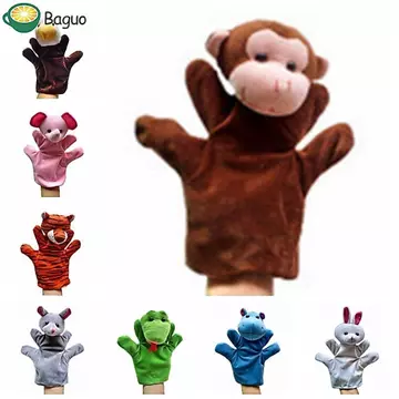 BAGUO Con Rối Tay Đáng Yêu, Đồ Chơi Sang Trọng 24 Loại Con Rối Tay Cho Động Vật, Đồ Chơi Đồ Chơi Đồ Chơi Đồ Chơi Búp Bê Đồ Chơi Nhồi Bông Động Vật Đáng Yêu Con Rối Tay Tay Đồ Chơi Cha Mẹ-Con