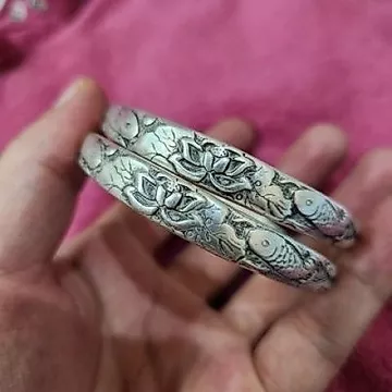 Tây Tạng Bạc Trắng Đồng Cổ Điển Đôi Rồng Vòng Tay Cũ Bạc Vòng Tay Phong Cách Dân Tộc Bạc Trang Sức 925 Bạc Đồ Cũ Bạc Vòng Tay Bạc Nữ Hàng Mới